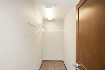Large walk-in closets